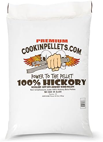 CookinPellets 40-Pound Premium Genuine Hickory Hardwood Grill Smoker Wood Pellets, No Bark, Fillers, and Flavor Oils, for Meat and Veggies (2 Pack) - Image 2