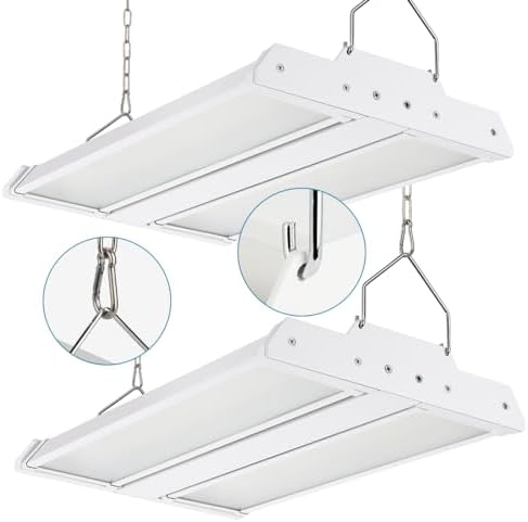 High Bay LED Shop Light 2-Pack 150W 21000LM 5000K Daylight by Xbuyee