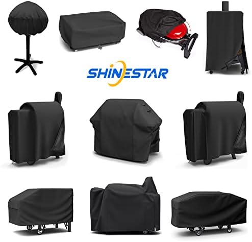 SHINESTAR Grill Cover for Oklahoma Joe's Highland Offset Smoker - Image 7