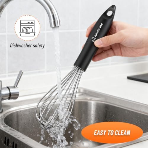 NileHome Whisk Set 8" 10" 12" Kitchen Whisk,3-Pack - Image 5
