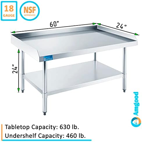 60" x 24" Stainless Steel Equipment Stand with Wheels - Image 3