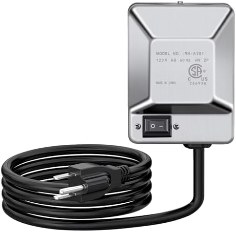 Heavy Duty 110V 4W Grill Electric Rotisserie Motor with Maximum 30lb Load Capacity and On/Off Switch, Universal Stainless Steel BBQ Grill Rotisserie Motor Accessories for Outdoor Rotisserie Cooker by Gaterygrills