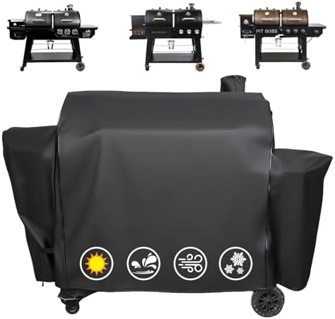 Utheer Grill Cover for Pit Boss PB1230 Combo Grill, 600D Waterproof by Utheer