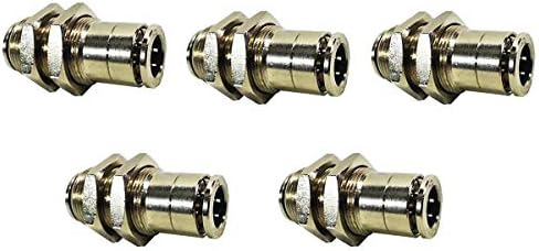 Misting Fittings (3/8 Bulkhead - Push Lock-Pack of 5) by Mistcooling