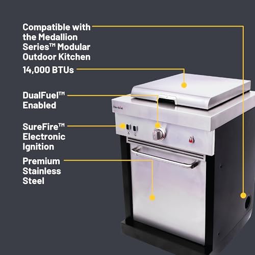 Charbroil Medallion Series Modular Outdoor Kitchen Gas Griddle, Stainless Steel - 463246318 - Image 6