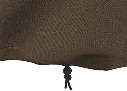 Amazon Basics Gas Grill Barbecue Cover, Weather Resistant, Anti-UV Protection with Secure Straps, Waterproof, 60 inch, Medium for Outdoor Grills, Beige - Image 5