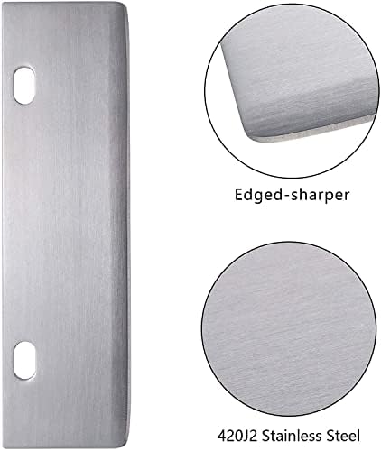 Grill Scraper Blades 6-Pack, Heavy Duty Rust Resist Stainless Tool - Image 3