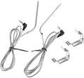 2 Pack High Temperature Meat Probe with 2 Pcs Grill Holder Clips by ETERMETA