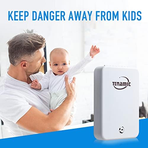 Tenamic Pistol Safe, Portable Travel Gun Safe, Solid Steel Handgun Lock Box for Home, Gun Safes for Car, White - Image 6
