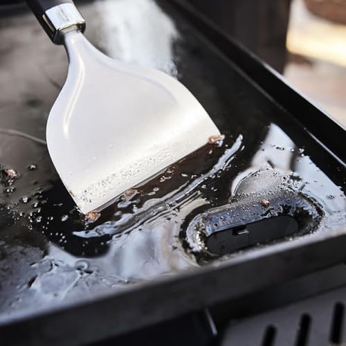 Weber® Slate® 30" Rust-Resistant Griddle, 3-Burner Propane Gas, Black - Image 4