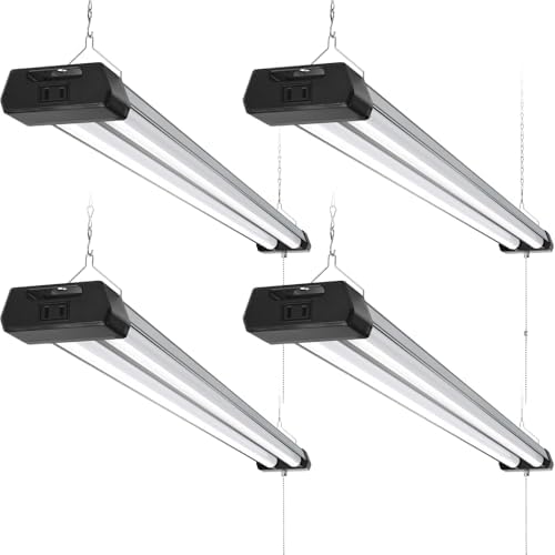 Barrina BS42a LED Shop Lights 4FT for Workshop, 42W 4800LM 5000K, 4 Packs by Barrina