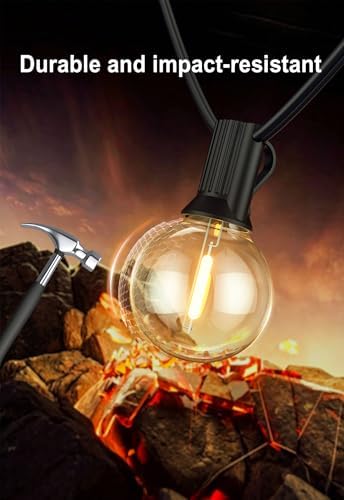 Outdoor String Lights 300FT Wateproof Outside Lighting for Patio Backyard - Image 2