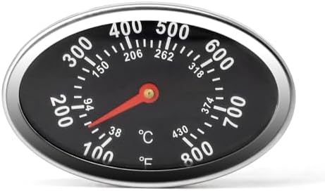Lid Thermometer Gas Grill Heat Indicator Replacement for Grillmaster Nexgrill 720-0697, 720-0737 Replacement Parts, BBQ Grill Temperature Gauge for Nexgrill 720-0830H, 720-0888, Charmglow by Adviace