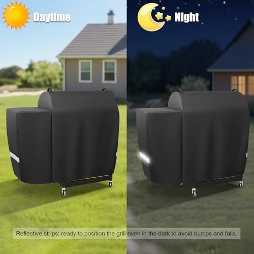 Grill Cover for Recteq 590/Deck Boss 590/800/900 Wood Pellet Grill - Image 6
