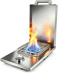 Built In Side Burner for Outdoor Kitchen, Natural Gas & Propane, 304 SS by Unknown