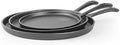 Commercial CHEF 3-Piece Cast Iron Griddle Set, Pre-Seasoned, CHCI81012 by CommercialChef