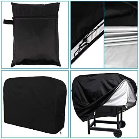 BBQ Grill Cover 32" 36" inch,2 Burner Gas Grill Cover,Outdoor Waterproof Grill Covers,with Adjustable Velcro Strap, Gas Grill Cover Compatible for Weber,Char Broil,Nexgrill Grills,Small Gas BBQ Cover - Image 4