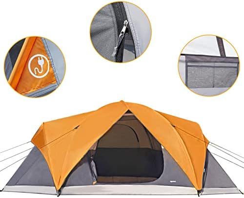 Amazon Basics Camping Tent, 3-Season Dome Design with Rainfly - Image 2