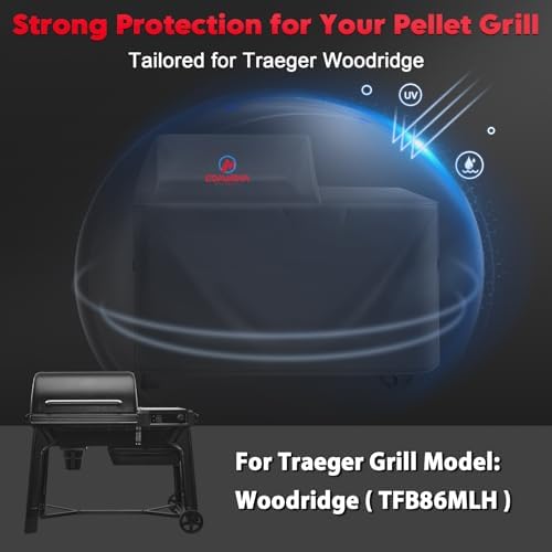 Comnova 600D Grill Cover for Traeger Woodridge - Image 4