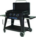 Pit Boss 3-Burner Propane Gas Non-Stick Ceramic Coated Rust-Resistant Portable Lift-Off and Stationary Griddle Grill with Hard Cover, 536-Sq. In. (29" L x 18" W) Cooking Space, 36,000 BTU, Black by PitBoss%C2%AEGrills