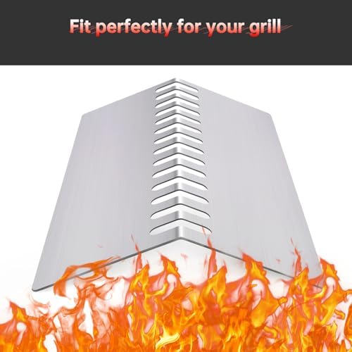 16GA Grill Heat Plates 9MM 16517 Grill Grates for 16631 16520 Bull Grill Replacement Parts, BBQ Bull Angus 4 Burner 47628 47629, Bull Outlaw 26038 26039, Steer Premium 69008, Lonestar 87049 - Image 6