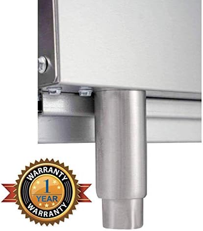 Atosa CookRite ATMG-24 24" Countertop Griddle | Flat Top Grill Hot Plate with Standby Pilots and Grease Drawer for Food Truck | Manual Controlled, Stainless Steel, 1 Burner 60,000 BTU, Liquid Propane - Image 7