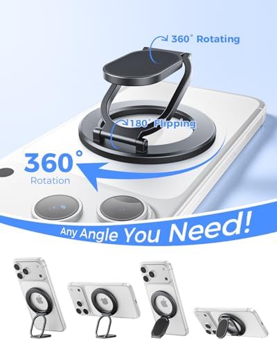 SUPERONE for MagSafe Phone Grip, Dual-Sided Magnetic Phone Ring Holder - Image 5