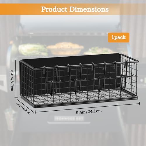 1 Pack Magnetic Storage Bins for Traeger Grills, Magnetic Grill Caddy - Image 2