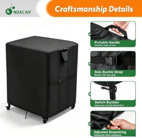 Prep Table Cover for Movable Dining Cart Table 36"L×36"W×50"H - Image 5