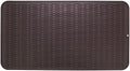 MicoYang Silicone Dish Drying Mat for Multiple Usage,Easy clean,Eco-friendly,Heat-resistant Silicone Mat for Kitchen Counter or Sink,Refrigerator or Drawer Liner Coffee 4XL 32 inches x 18 inches by MicoYang