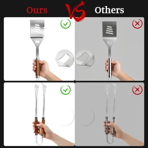 7PCS Grill Set, Grill Tools for Outdoor Grill Utensils Set BBQ Accessories - Image 3