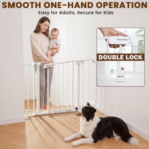 Mumeasy 150" Extra Wide Baby Gate, Play Yard Long Dog Gate for Doorways - Image 6