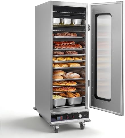VEVOR Commercial Electric Food Warmer 16-Tier Transparent Single-Door by VEVOR