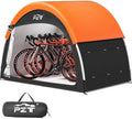 Upgraded Bike Tent with Rain Cover, Outdoor Storage Shed for 4-5 Bikes by Unknown