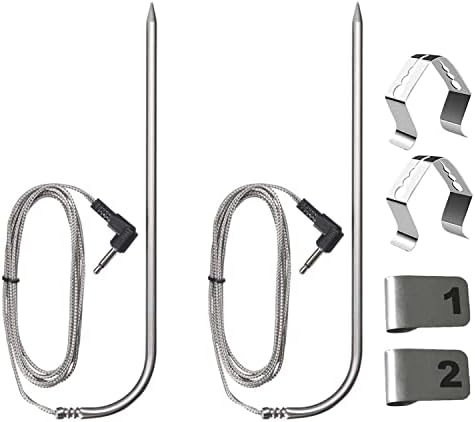 JZW-Shop 2 Pack Replacement Meat Probe for Pit Boss Pellet Grill Smokers by JZW-SHOP
