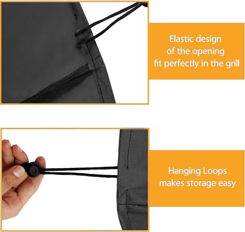 Grill Cover for Weber Lumin Electric Grill, Lumin Compact Grill - Image 4