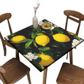 Card Table Tablecloth, Lemon Grove Pattern Printed on Washable Patio Dining Table Cover, Use for Kitchen Balcony Cafe Dining, Fit for 42" x 42" Square Tables by JRBSZMI2