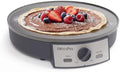 GreenPan Advanced 12" Crepe Maker, Ceramic Nonstick PFAS-Free Coating, Adjustable Temperature Control, 400°F Heating, Batter Spreader & Crepe Turner Included, Graphite by GreenPan