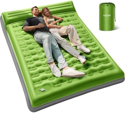 OGERY Double Sleeping Pad for Camping, 6" Extra-Thick Reinforced by OGERY