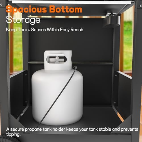 Veralune 3 Burner Propane Gas Grill, 36,000 BTUs Stainless Steel Grill - Image 4