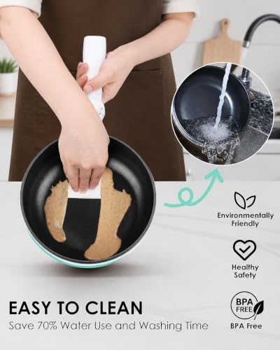 Audecook Electric Hot Pot Portable Nonstick Ramen Cooker Adjustable Power - Image 3