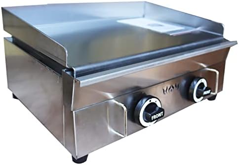 Commercial LPG Gas Griddle with Pressure relief valve Grill Griddle Tabletop Flat Top Countertop Restaurant Griddle Grill Teppanyaki Grill - Image 5