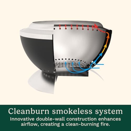 Cuisinart Outdoor Fire Pit, Cleanburn Smokeless System, Wood Burning, 24" - Image 4