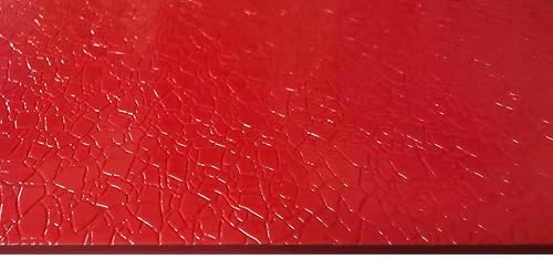 Rhino Hide Embossed Grill Guard Mat - Heat Resistant Outdoor Grill Floor Mat for Patio, Deck & Garage Surface Protection - Rectangle, Red (36”x72”) - Image 4