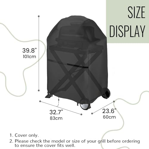 Grill Cover for Ninja Woodfire Outdoor Grill Stand - Image 2