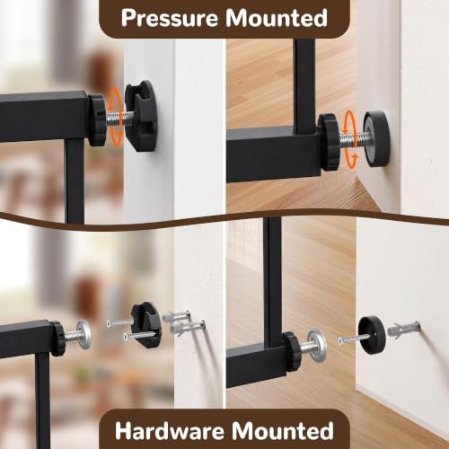 41” Extra Tall Baby Gate for Stairs 29.7-40.6" Wide Dog Gate - Image 7