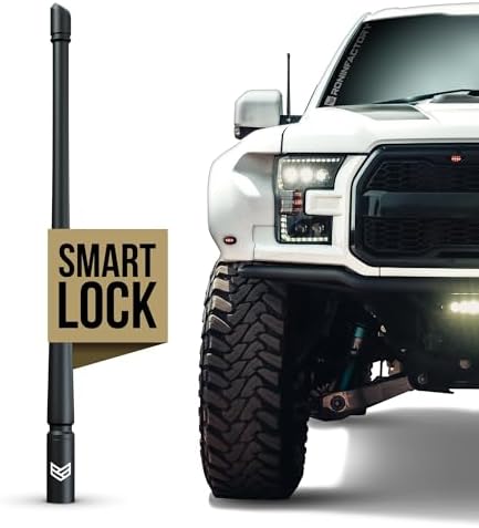RONIN FACTORY Truck Antenna for Ford F150 Bronco Raptor Lightning & RAM SmartLock Flexible Antenna Short Antenna Ford F150 Accessories F250 (12 Inch) by RoninFactory