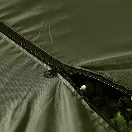 Patio Waterproof Extra Large Protective Zippered Outdoor Cushion Furniture Storage Bag with Handles, Waterproof Heavy Duty 210D Oxford Fabric, Christmas Tree Storage Bag (Green_B) - Image 3