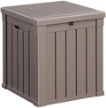ROJIK 57 Gallon Outdoor Storage Housing Deck Box - Waterproof Patio Furniture, Garden Tools, Cushions, Pool Accessories Storage Bench with Lockable Lid and Side Handles（Grey） by ROJIK