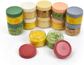 EONJOE 2oz Glass Dressing Containers With Lids, Sauce Jars for Lunch, 12pk by EONJOE